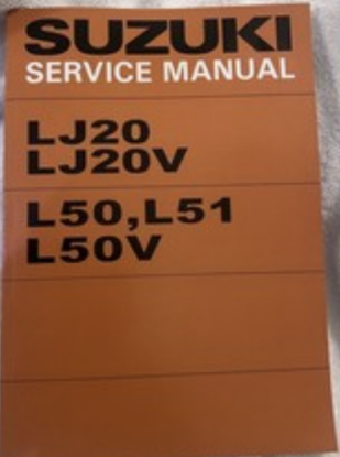 Picture of Suzuki LJ20 Factory Service Manual PDF